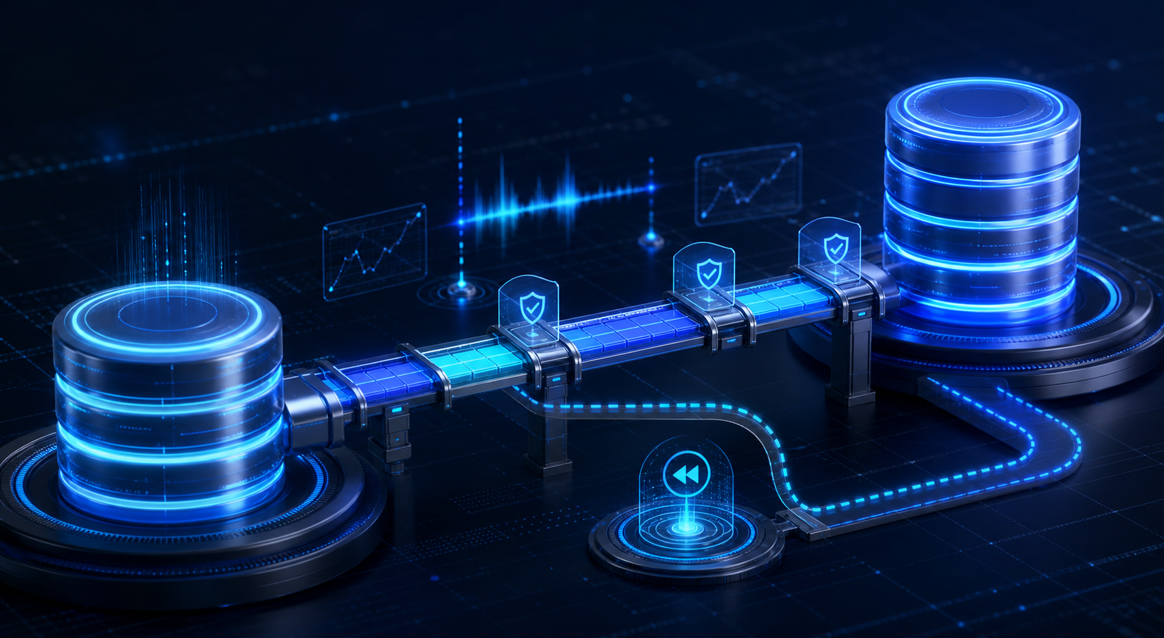 Database migration safeguards surrounding a production data system