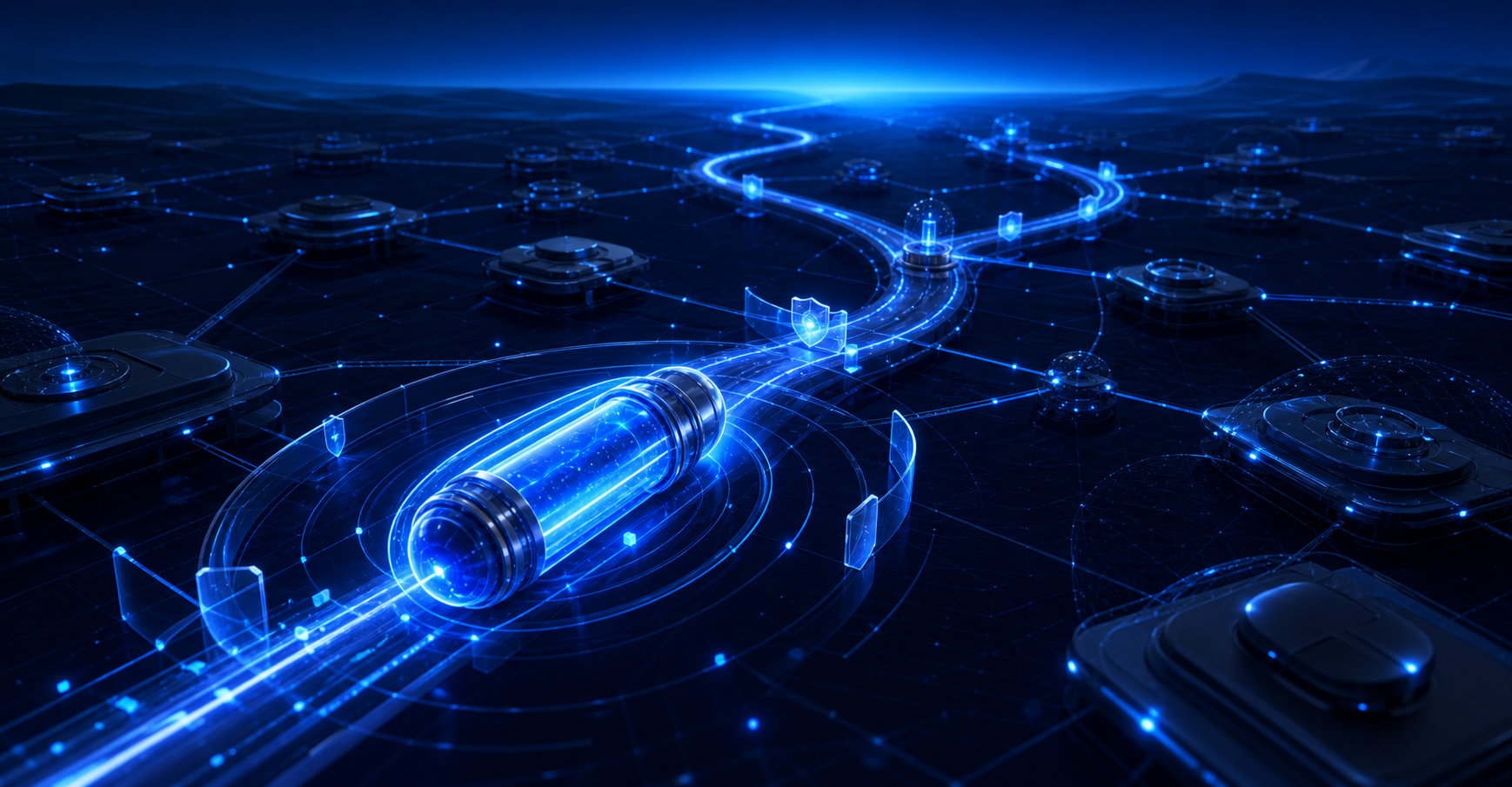Production changes moving through a controlled release system